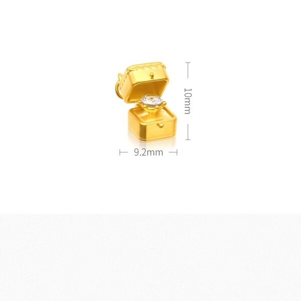 Women's Gift Box Pendant Necklace - Image 2