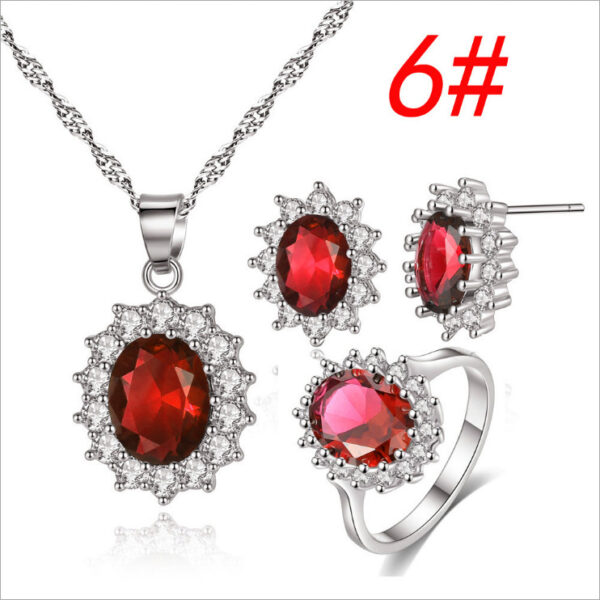 Sunflower Jewelry Set - Necklace Ring Stud Earrings Sparkle Like Sunshine! - Image 6